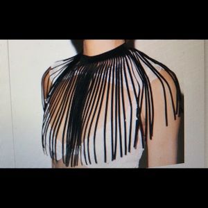 Tassel Choker Necklace